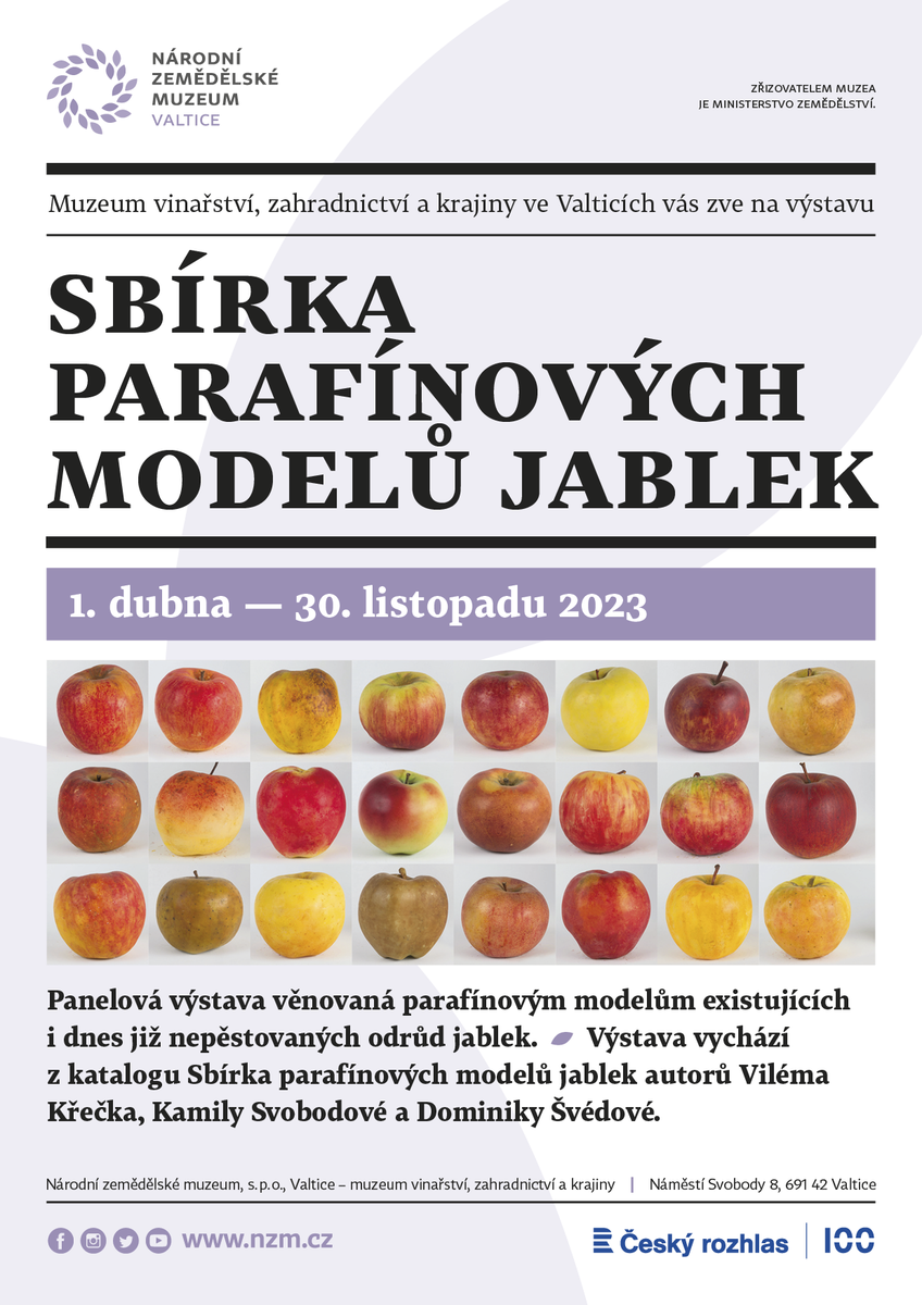 Výstava Sbírka parafínových modelů jablek